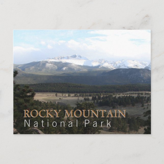 Rocky Mountain National Park Postcard (Front)