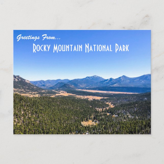 Rocky Mountain National Park Postcard (Front)