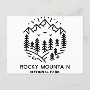 Rocky Mountain National Park  Postcard