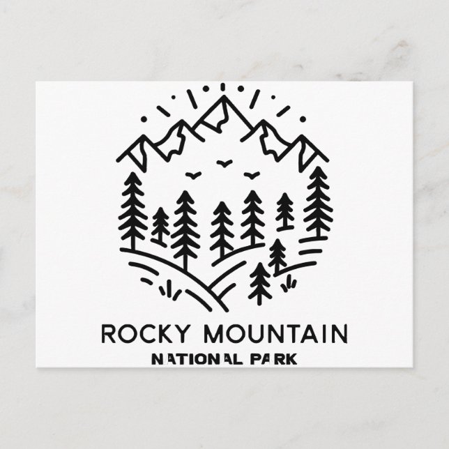 Rocky Mountain National Park  Postcard (Front)