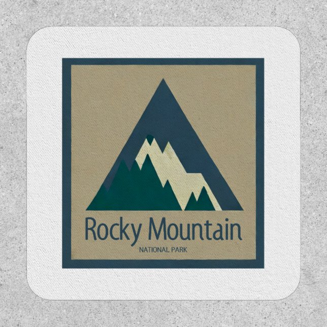 Rocky Mountain National Park Rustic Patch (Front)