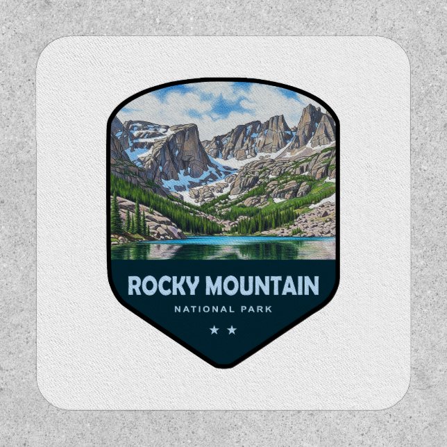 Rocky Mountain National Park Shield Patch (Front)