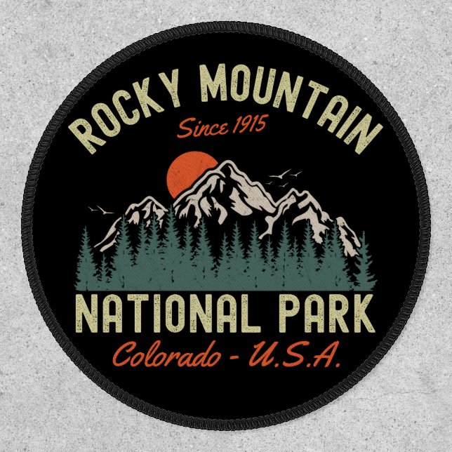 Rocky Mountain National Park Since 1915 Patch (Front)