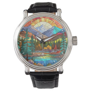 Rocky Mountain National Park Stained Glass Rockies Watch