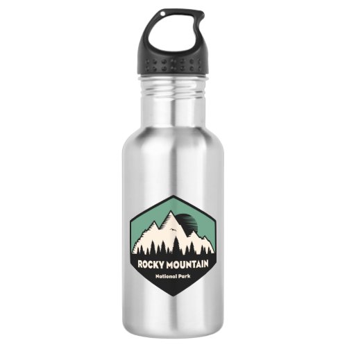 Rocky Mountain National Park Stainless Steel Water Bottle