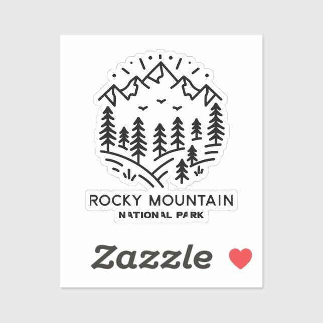 Rocky Mountain National Park  Sticker (Sheet)