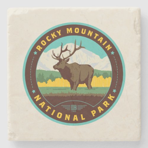 Rocky Mountain National Park Stone Coaster