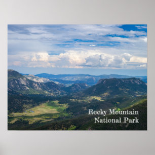 Rocky Mountain National Park Summer Vista Photo Poster