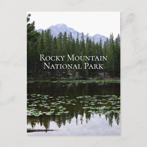 Rocky Mountain National Park Travel Postcard