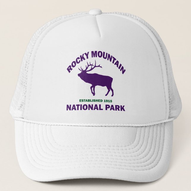 ROCKY MOUNTAIN NATIONAL PARK TRUCKER HAT (Front)