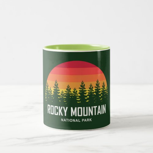 Rocky Mountain National Park Two_Tone Coffee Mug