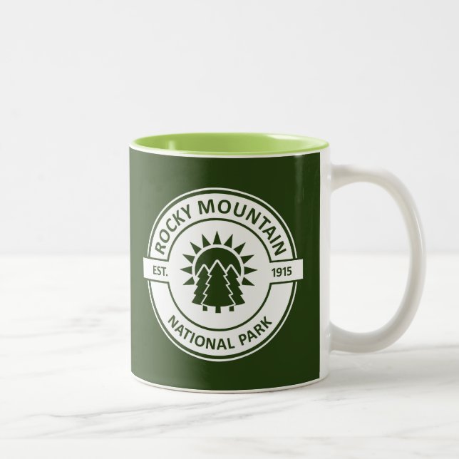 Rocky Mountain National Park Two-Tone Coffee Mug (Right)