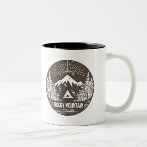 Rocky Mountain National Park Two_Tone Coffee Mug