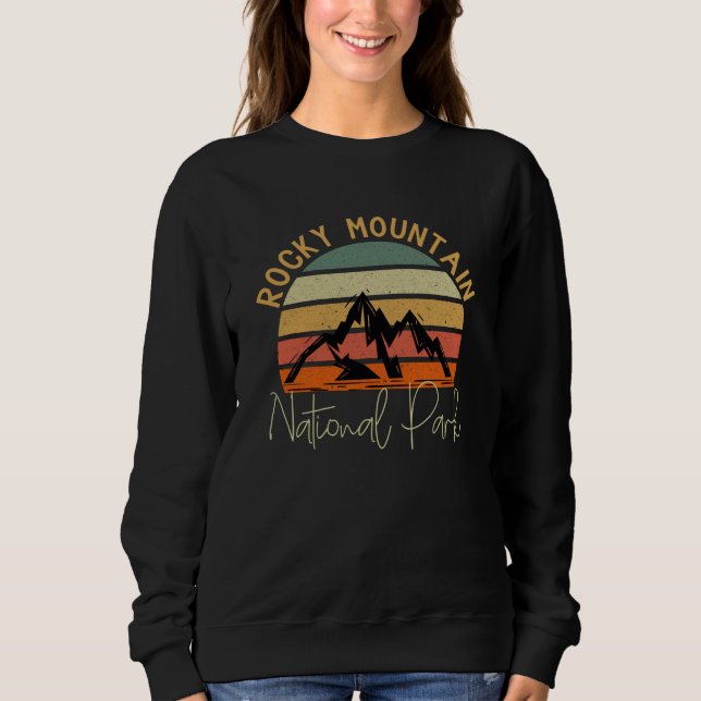 Rocky Mountain National Park USA Sweatshirt (Front)