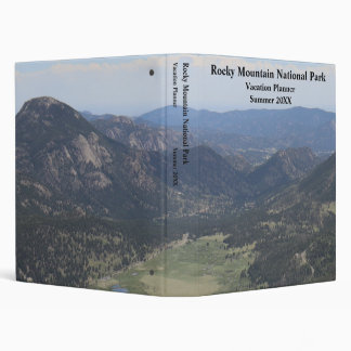 Rocky Mountain National Park Vacation Planner 3 Ring Binder