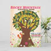 Rocky Mountain national park vintage poster (Standing Front)