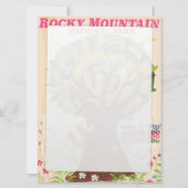 Rocky Mountain national park vintage poster (Back)