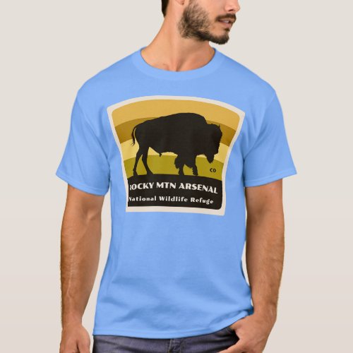 Rocky Mountain National Wildlife Refuge Roaming Bi T_Shirt