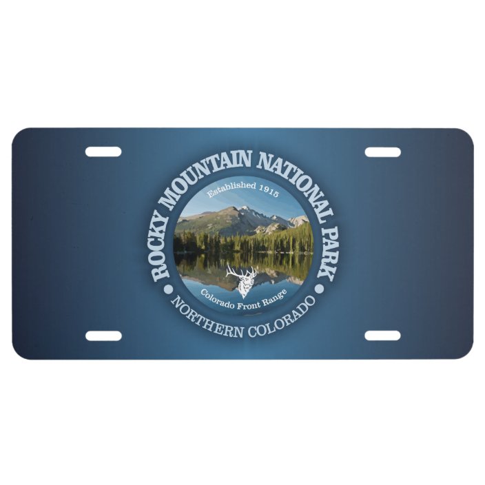 Rocky Mountain NP 2 License Plate