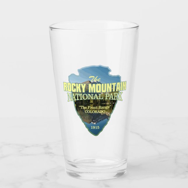 Rocky Mountain NP (arrowhead) Glass (Front)