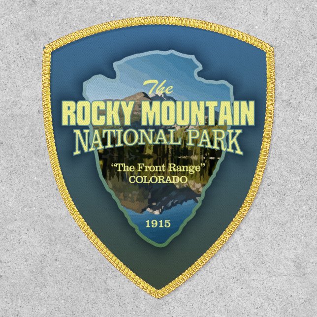 Rocky Mountain NP (arrowhead)  Patch (Front)