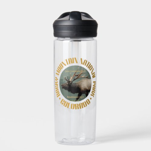 Rocky Mountain NP elk  Water Bottle