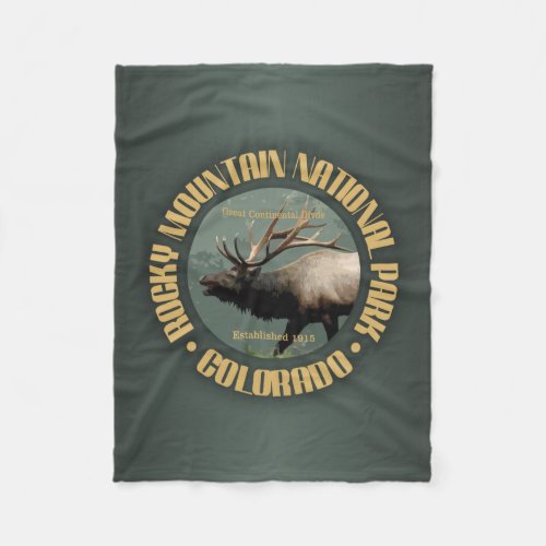 Rocky Mountain NP Fleece Blanket