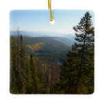 Rocky Mountain Overlook in Early Fall Ceramic Ornament