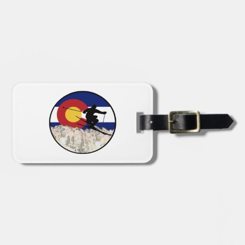 Rocky Mountain Pass Luggage Tag