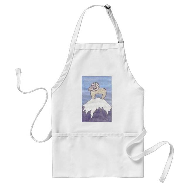 Rocky Mountain Ram Adult Apron (Front)