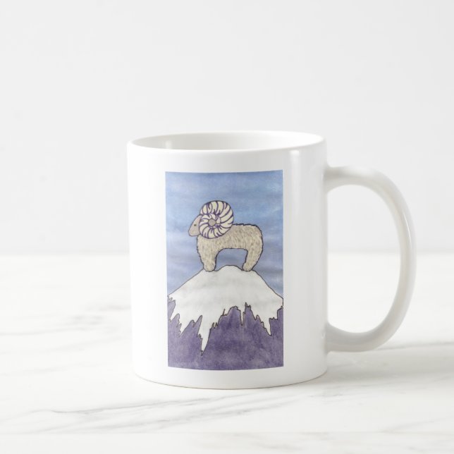 Rocky Mountain Ram Coffee Mug (Right)