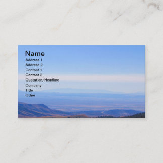Rocky Mountain Range Picture Business Cards