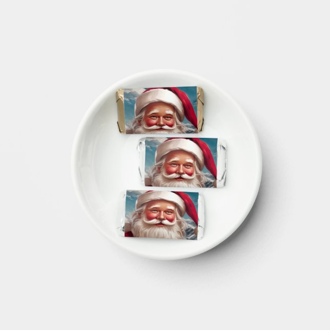 Rocky Mountain Santa and His Horse Hershey's Miniatures (Plate)