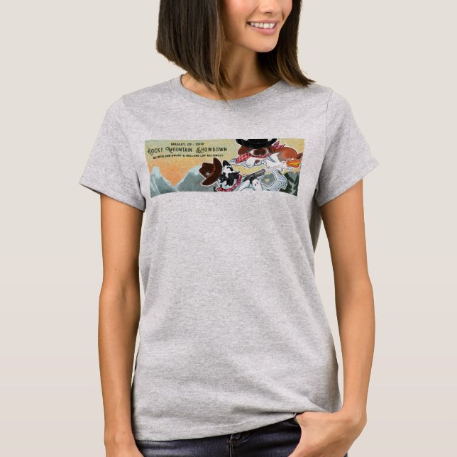 Rocky Mountain Showdown - Banner T-Shirt (Front)