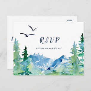 Rocky Mountain Song Request RSVP Postcard