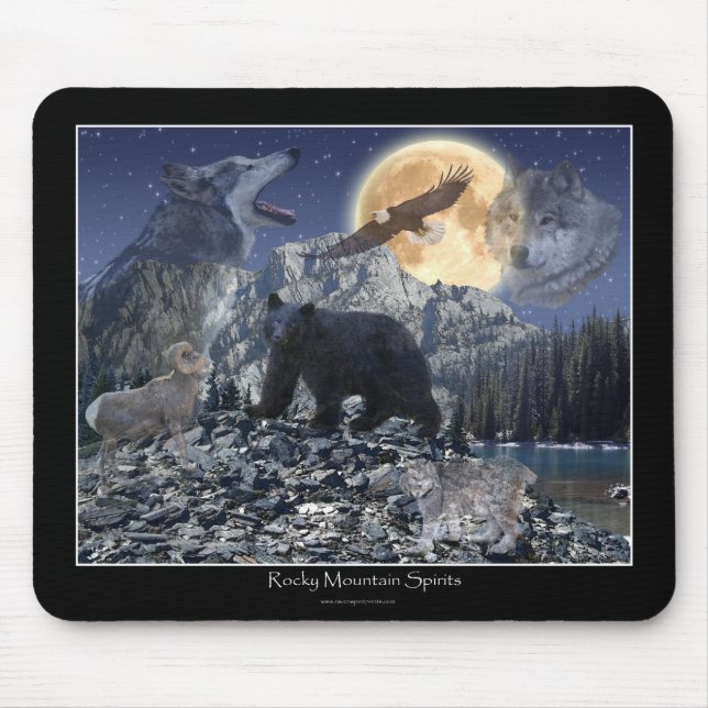 ROCKY MOUNTAIN SPIRITS Mouse Pad (Front)