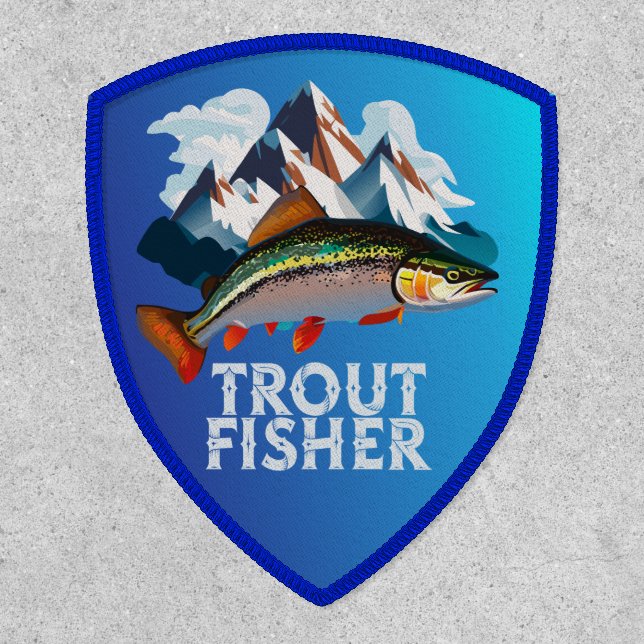 Rocky Mountain Trout Fisher Patch (Front)