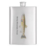 Rocky Mountain Trout Fishing Trip Hip Flask at Zazzle