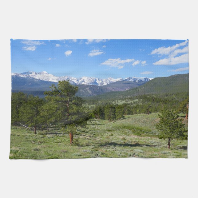 Rocky Mountain View Kitchen Towel (Horizontal)