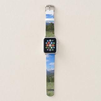 Rocky Mountain View Scenic Landscape Apple Watch Band
