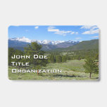 Rocky Mountain View Scenic Landscape Badge