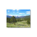Rocky Mountain View Scenic Landscape Canvas Print