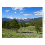 Rocky Mountain View Scenic Landscape Card