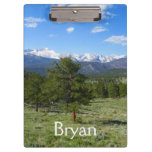 Rocky Mountain View Scenic Landscape Clipboard