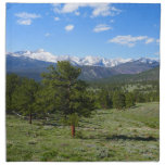 Rocky Mountain View Scenic Landscape Cloth Napkin