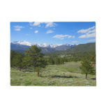 Rocky Mountain View Scenic Landscape Doormat