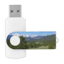 Rocky Mountain View Scenic Landscape