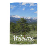 Rocky Mountain View Scenic Landscape Garden Flag