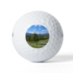 Rocky Mountain View Scenic Landscape Golf Balls