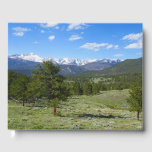 Rocky Mountain View Scenic Landscape Guest Book